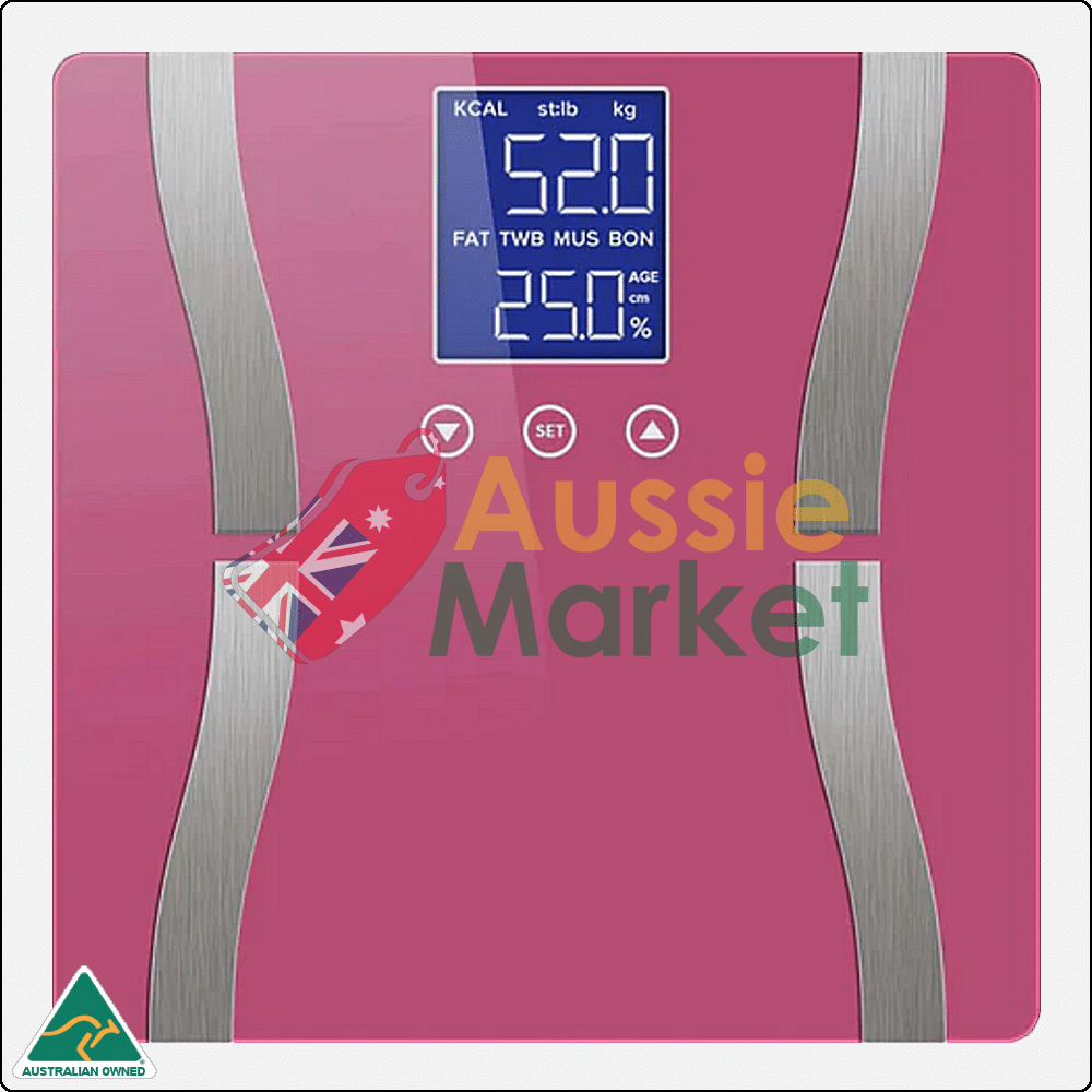 Digital Body Fat Scale Pink 1