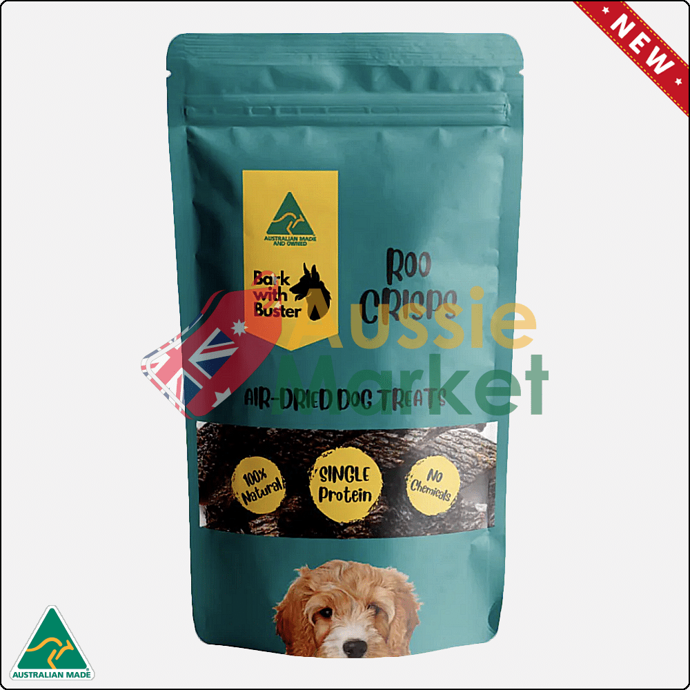 Kangaroo Lung Crisps Dog Treat 1 New