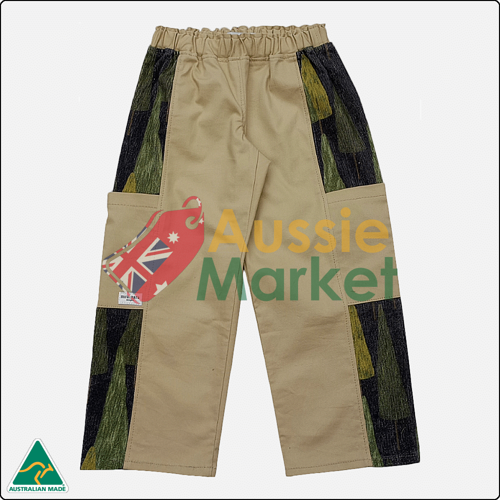 sasha_boys_pants_sand_trees_1 Cotton Boys Pants Sand & Trees Sasha 1