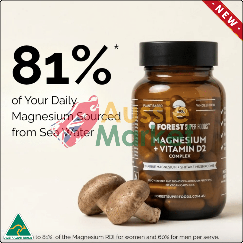 Magnesium Plus Vitamin D2 1 New