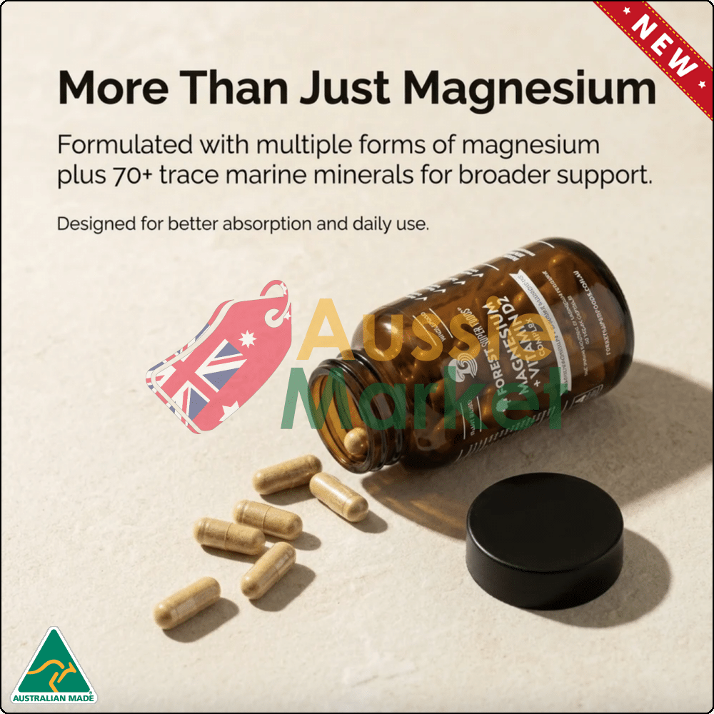 Magnesium Plus Vitamin D2 4 New